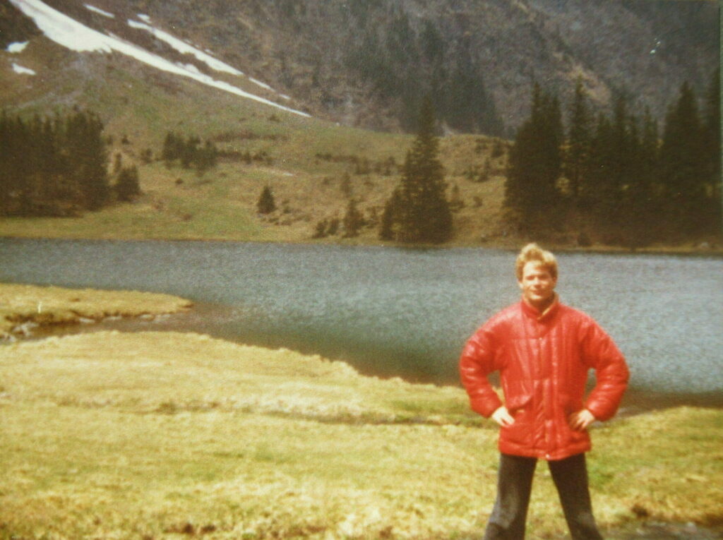 Henri Castermans toen hij 30 jaar was, samen met mij op vakantie in Oostenrijk - foto door Robert Castermans