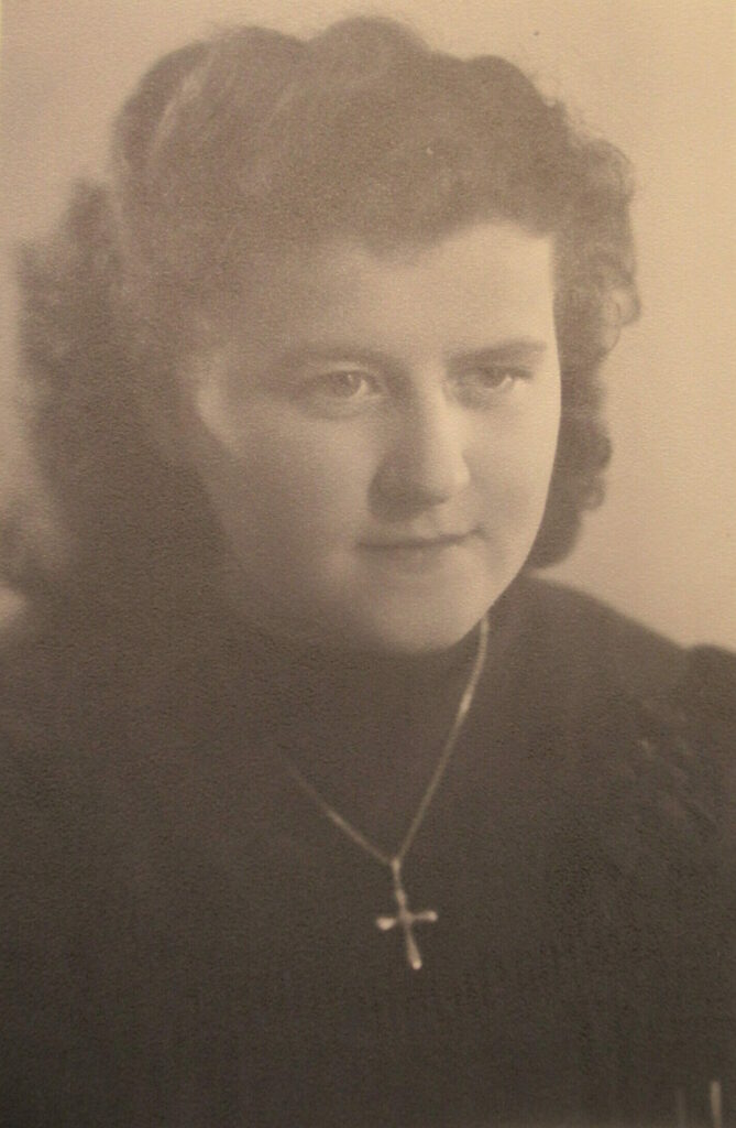 Riet Janssen toen ze een jaar of 20 was