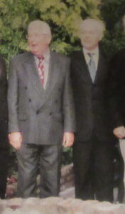 Henri Castermans en onze vader Fons Castermans, beiden altijd tiptop gekleed en verzorgd