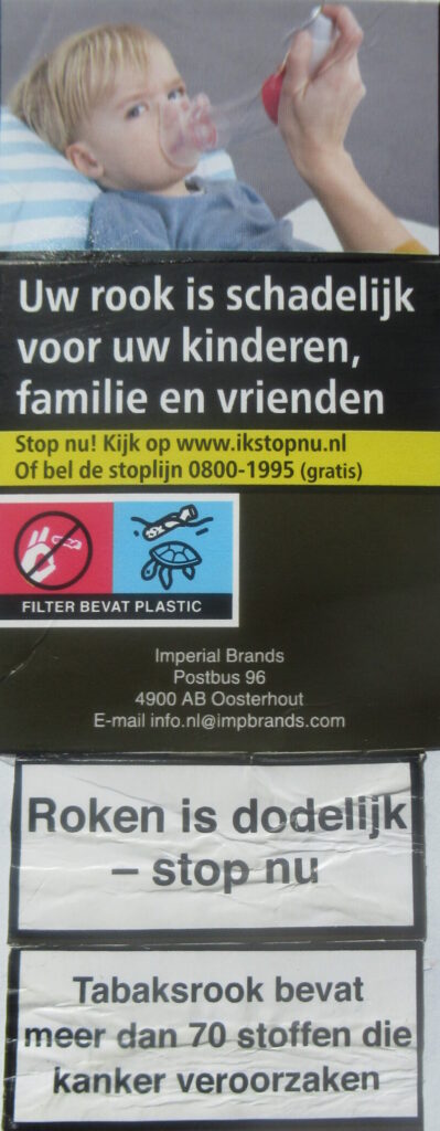 Uw rook is schadelijk voor uw kinderen, familie en vrienden